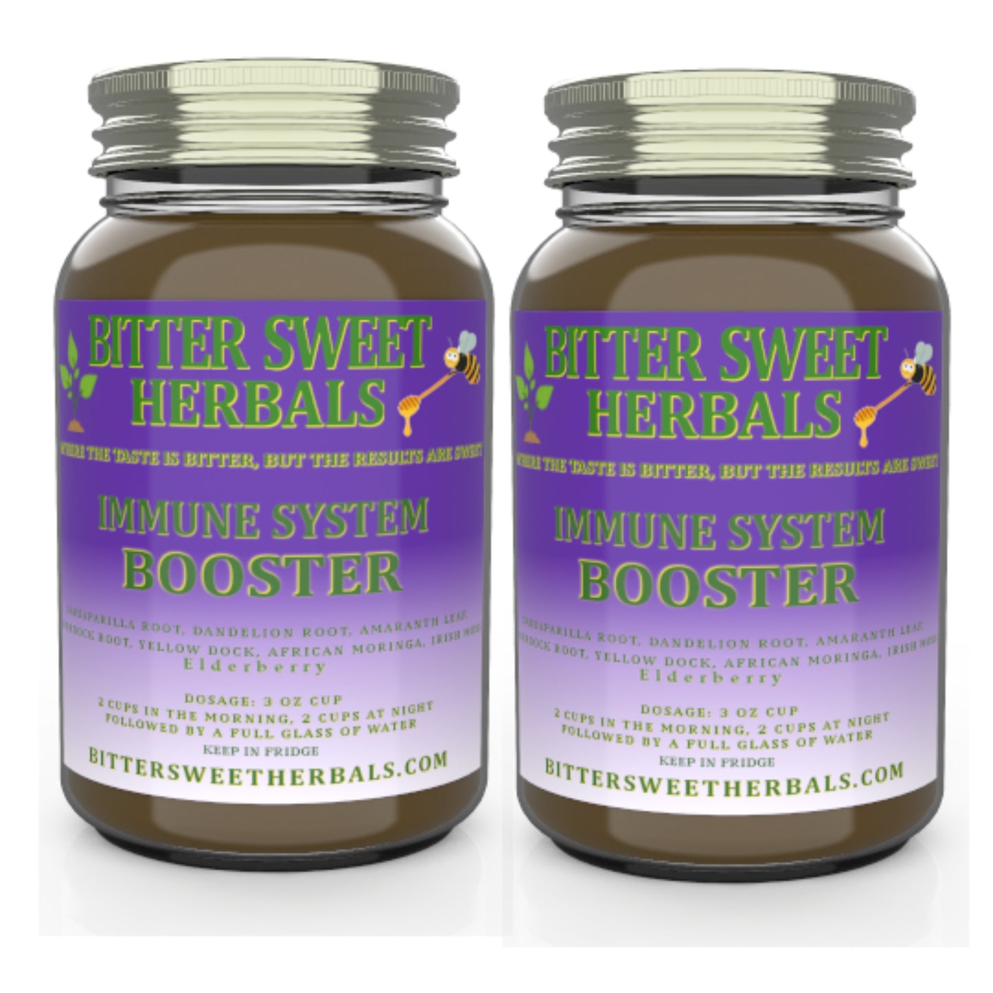 Bitter Sweet Herbals half-gallon liquid herbal blend 