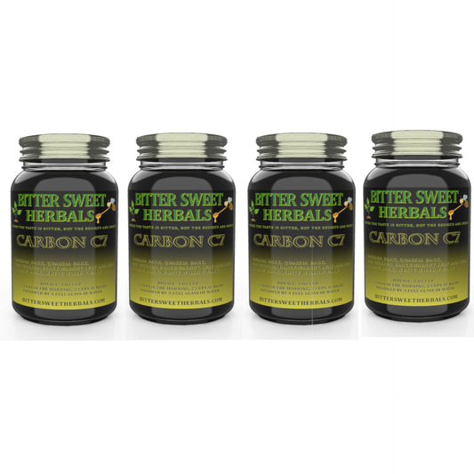Bitter Sweet Herbals Carbon C7 one-gallon bundle with four quart bottles