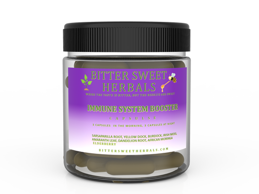 Bitter Sweet Herbals herbal wellness capsules, 100-count bottle